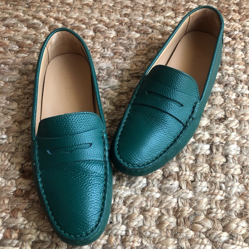 M Gemi The Pastoso. Italian Leather Penny Driving Loafer. Size 38.5 - Picture 2 of 16